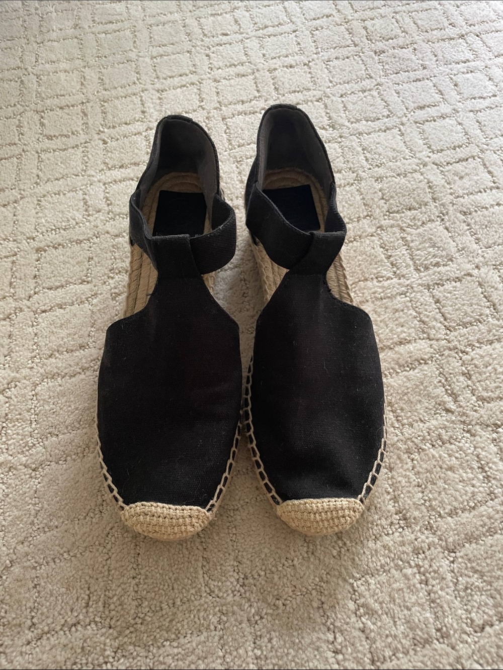 Tory Burch Brown Suede Espadrille Flats
